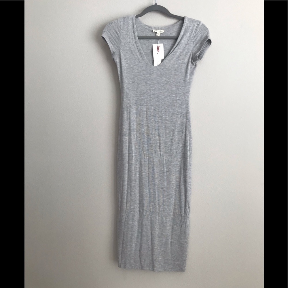 ❣️2/$20 Anthro See You Monday Gray Dress